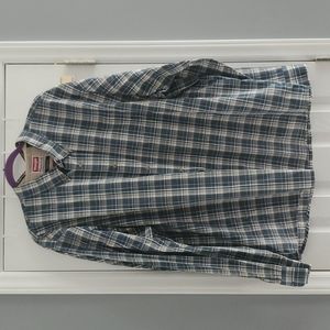 Wrangler Mens Button Down Shirt Size 3XL Plaid Long Sleeve Wrinkle Resist